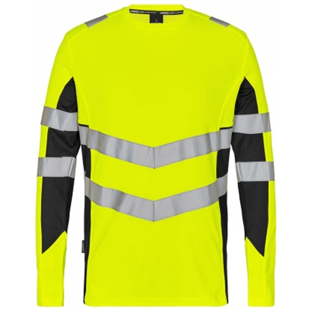 ENGEL Warnschutz Langarmshirt Safety 9545-182-3820 Gr. 6XL gelb/schwarz
