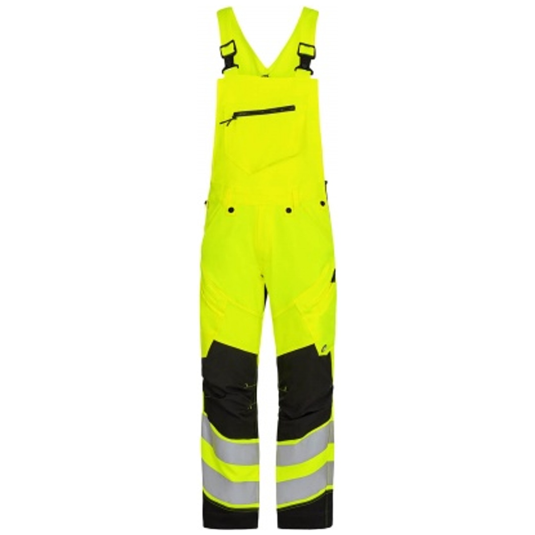 ENGEL Warnschutz Latzhose Safety Herren 3544-314 Gr. 74 gelb/schwarz