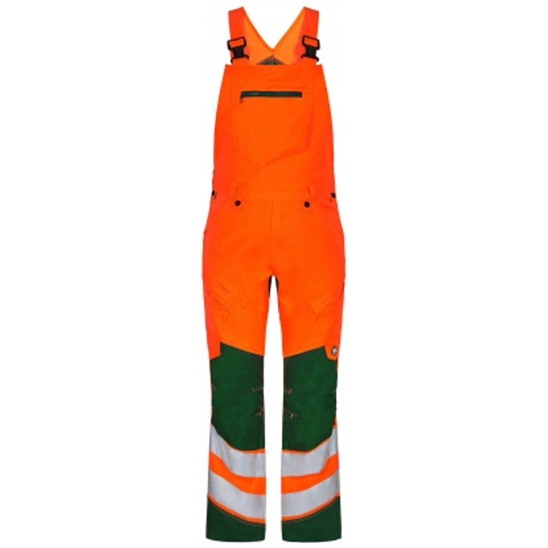 ENGEL Warnschutz Latzhose Safety Herren 3544-314 Gr. 23 orange/grün