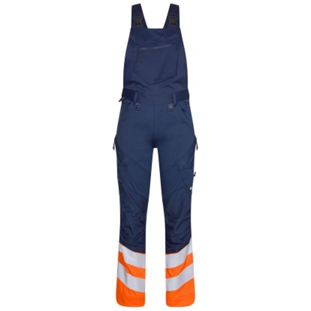 ENGEL Warnschutz Latzhose Safety 3546-314-16510 Gr. 44 blue ink/orange