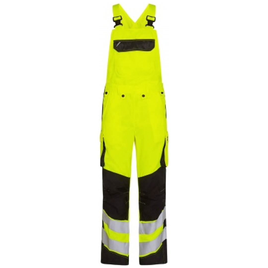 ENGEL Warnschutz Latzhose Safety Light 3545-319-3820 Gr. 102 gelb/schwarz
