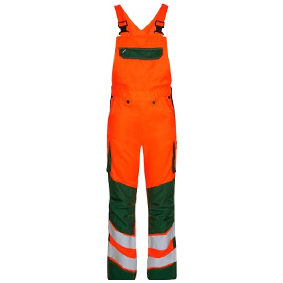 ENGEL Warnschutz Latzhose Safety Light 3545-319-101 Gr. 110 orange/grün