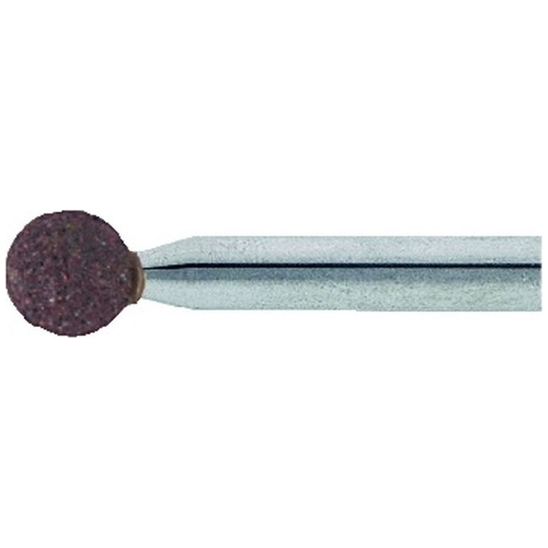 LUKAS-ERZETT LUKAS Schleifstift D14 Kugelform für Werkzeugstähle 4x4 mm Schaft 3 mm, Korn 80