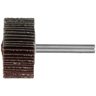 LUKAS Fächerschleifer SFL universal 30x10 mm Schaft 6 mm Korund Korn 120