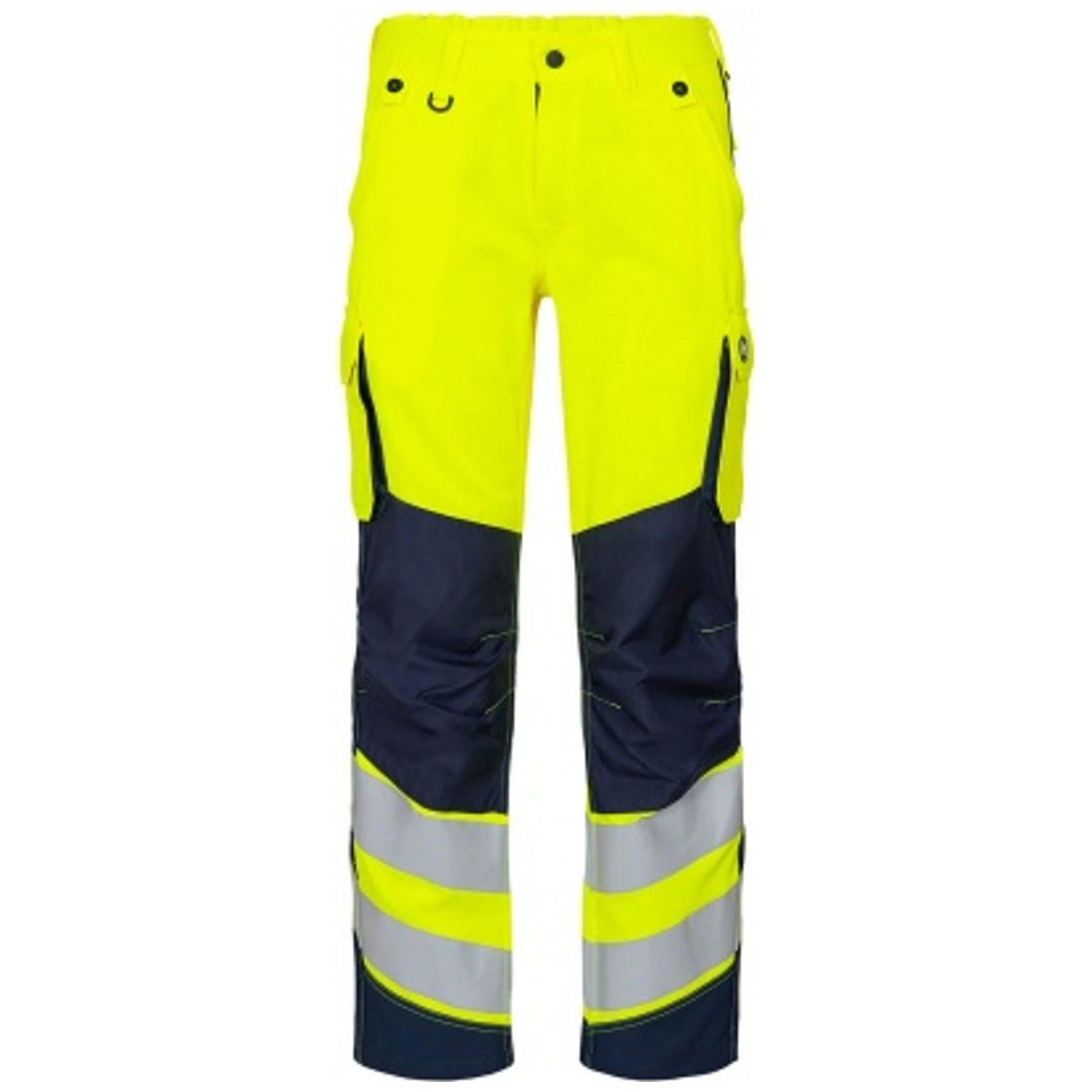 ENGEL Warnschutzhose Safety Light Damen 2543-319-38165 Gr. 40 gelb/blue ink