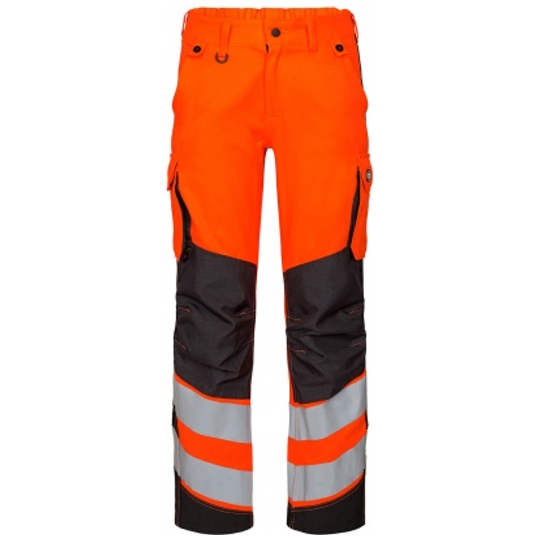 ENGEL Warnschutzhose Safety Light Damen 2543-319-1079 Gr. 36 orange/anthrazit grau