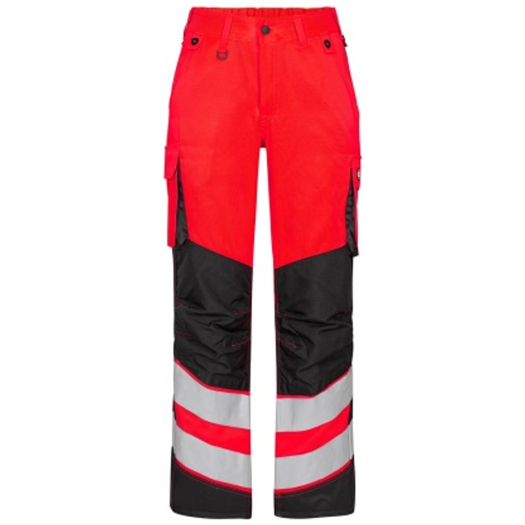 ENGEL Warnschutzhose Safety Light Damen 2543-319-4720 Gr. 34 rot/schwarz