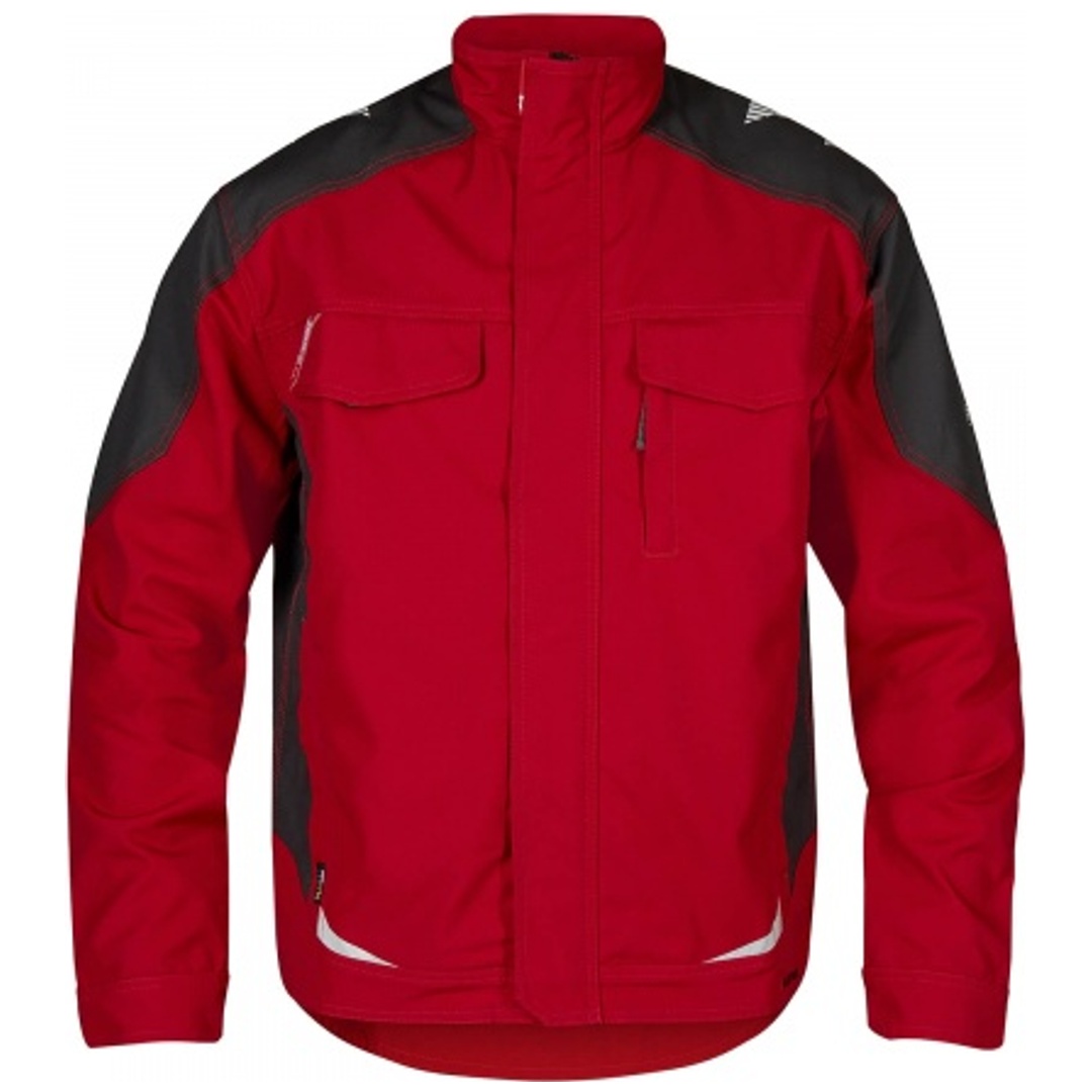 ENGEL Arbeitsjacke Galaxy 1810-254-75779 Gr. L tomato red/anthrazit grau
