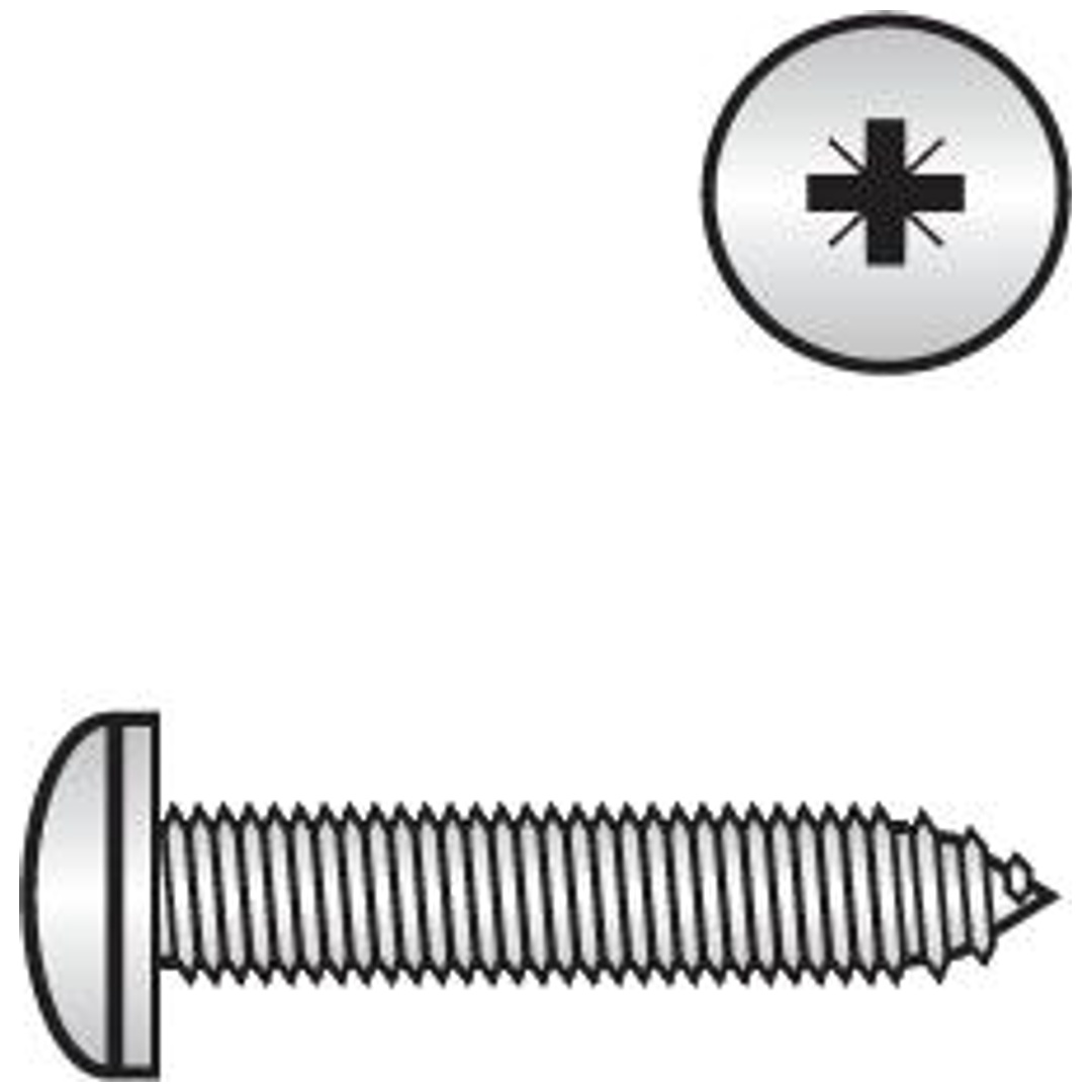 Reidl ISO 7049 Linsenkopf-Blechschrauben,  4,8 x 70, Kreuzschlitz Pozidriv, Form C, Stahl verzinkt
