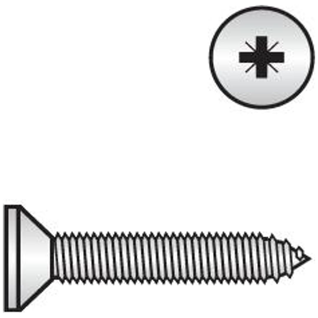 Reidl DIN 7982 Senkkopf-Blechschrauben PZ Form C 3,9 x 50 A2 blank