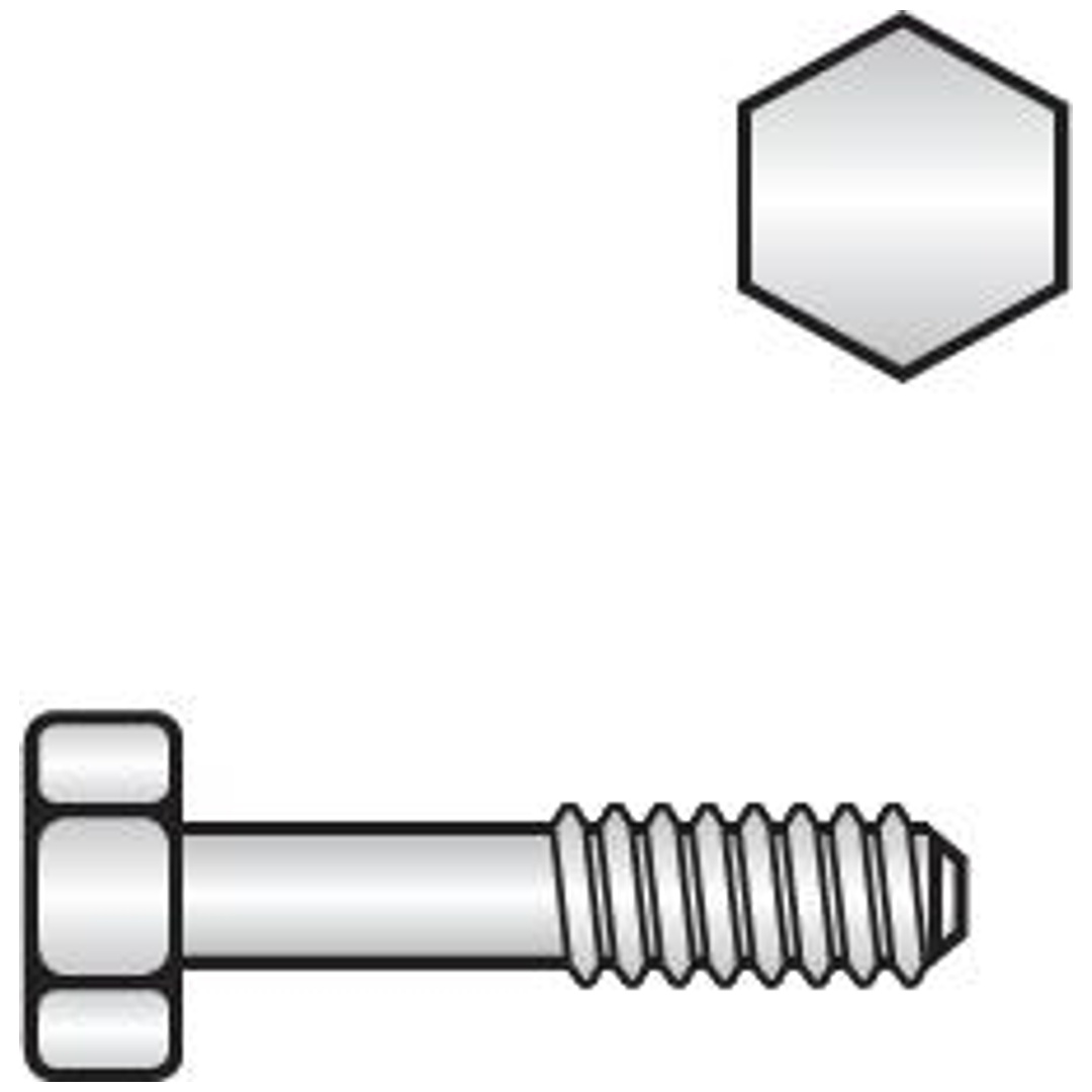 Reidl DIN 931 Sechskantschraube mit Schaft M 33x150mm Stahl 5.6 verzinkt