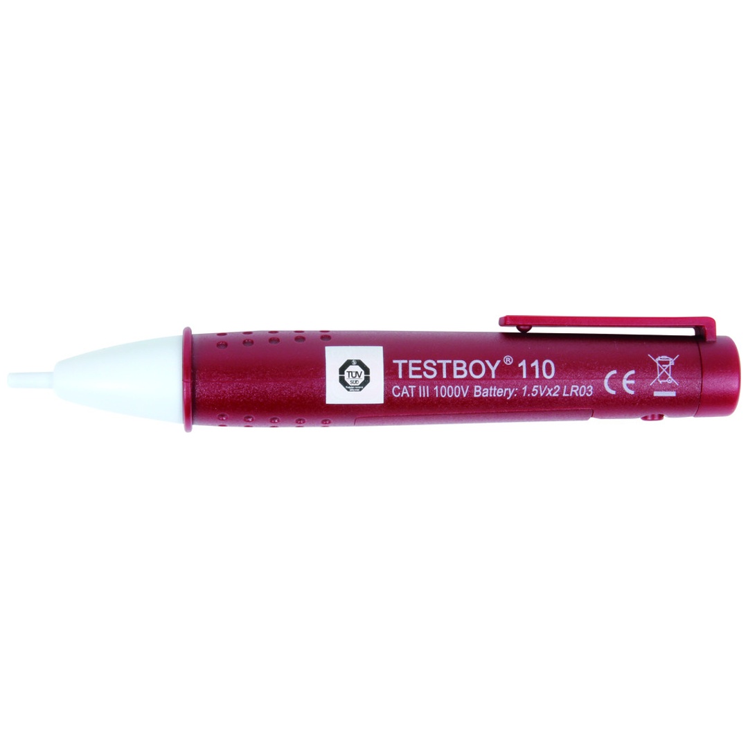 Détecteur de tension sans contact Testboy 110 CAT III 1000 V LED