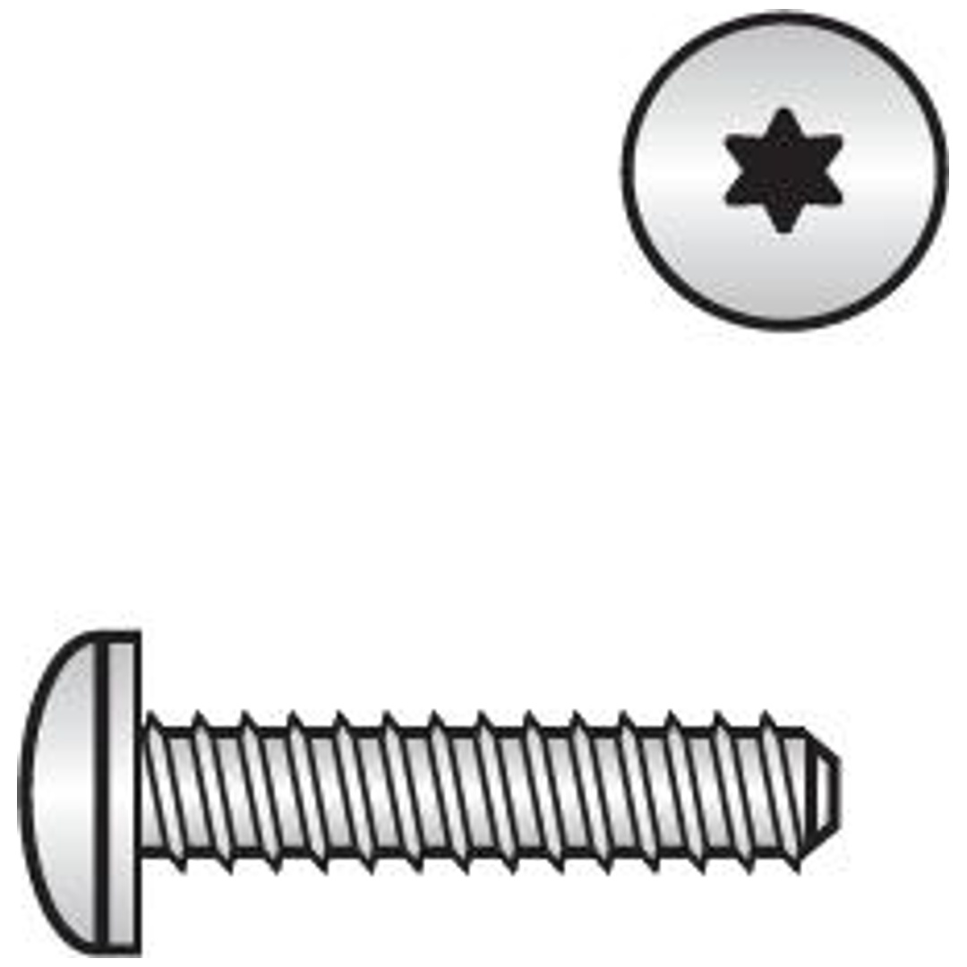 Reidl DIN 7516 Schneidschrauben TX Form A, metrisch, 6 x 20 Stahl verzinkt, Linsenkopf