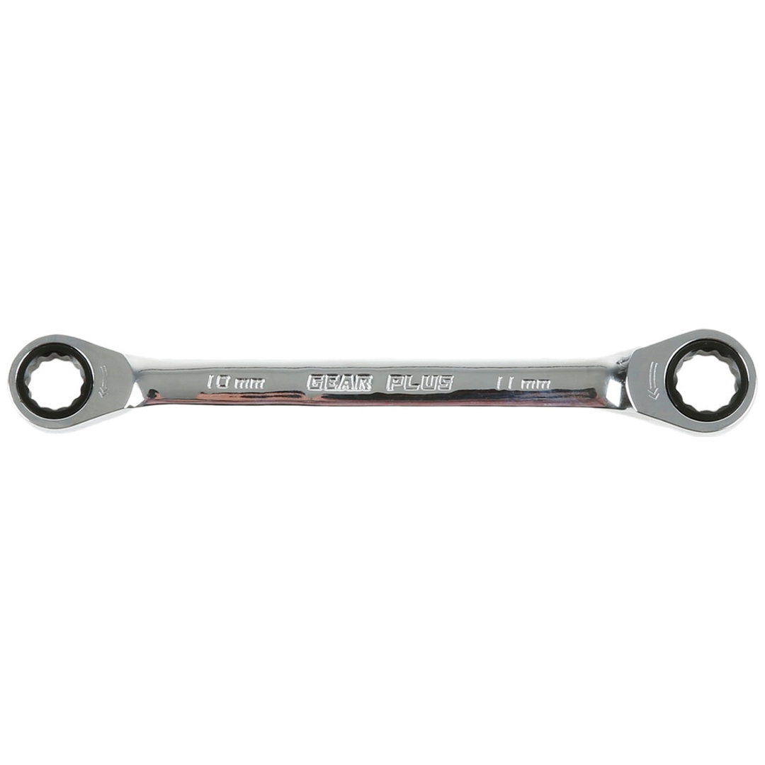 KS Tools GEARplus Doppel-Ratschenringschlüssel, 10x11 mm