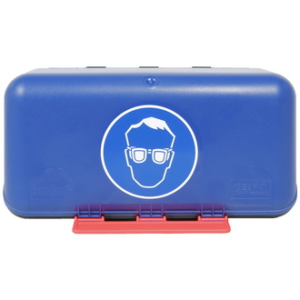 Gebra Aufbewahrungsbox SECU Mini Standard, für Augenschutz, blau