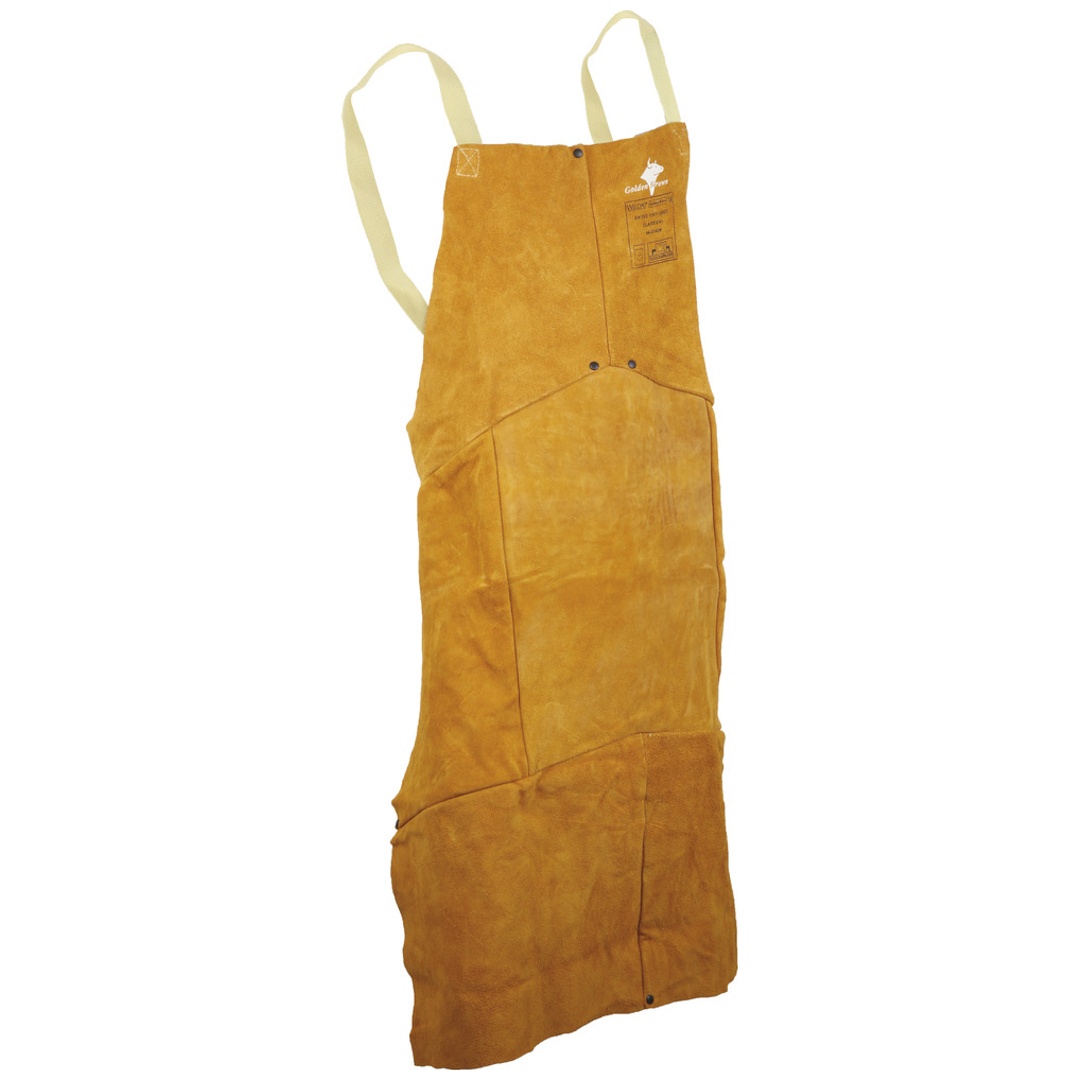 Weldas Schweißerschürze Spaltleder „Golden Brown“  Nr. 44-2142W