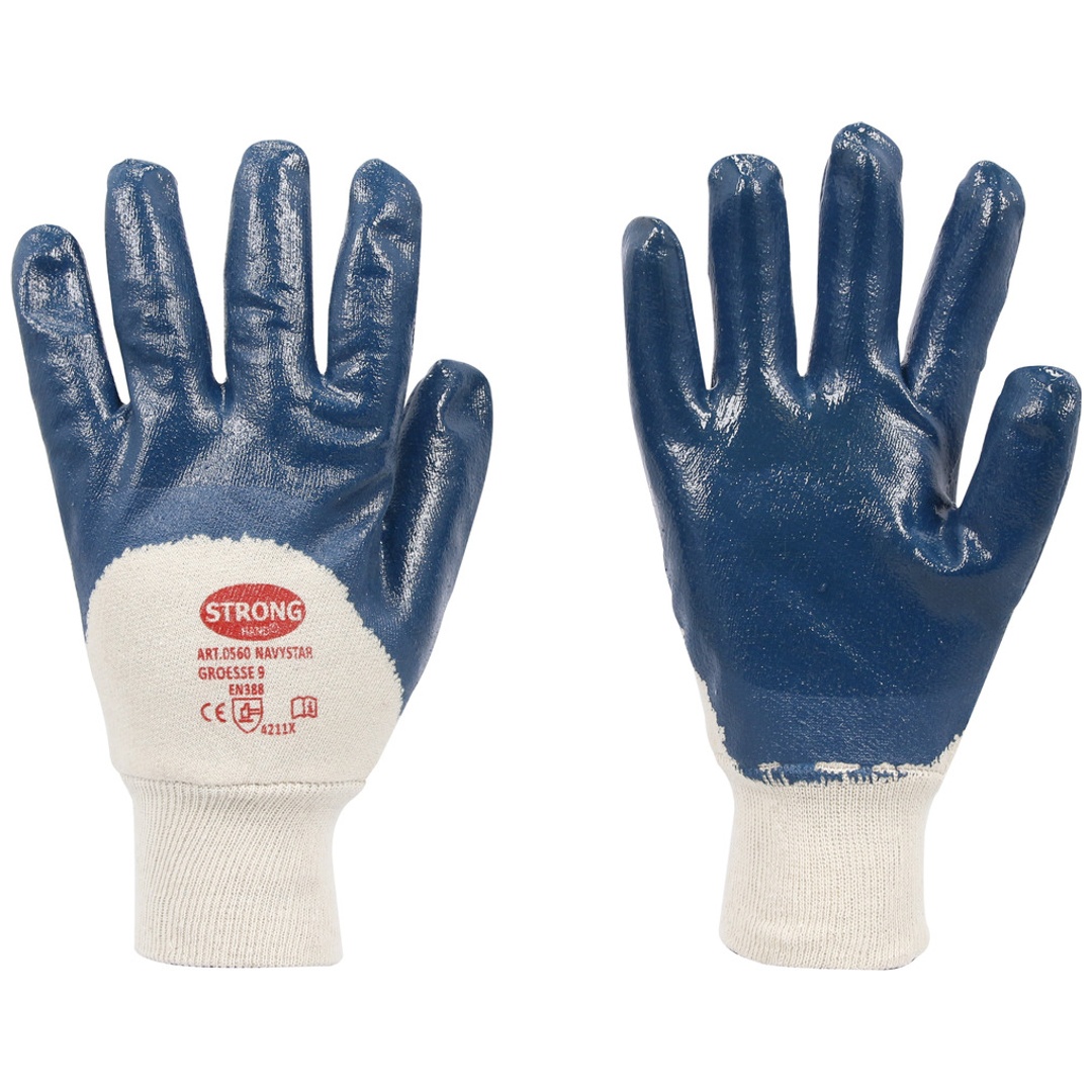 Stronghand Nitrilhandschuh Navystar 0560, Gr. 10