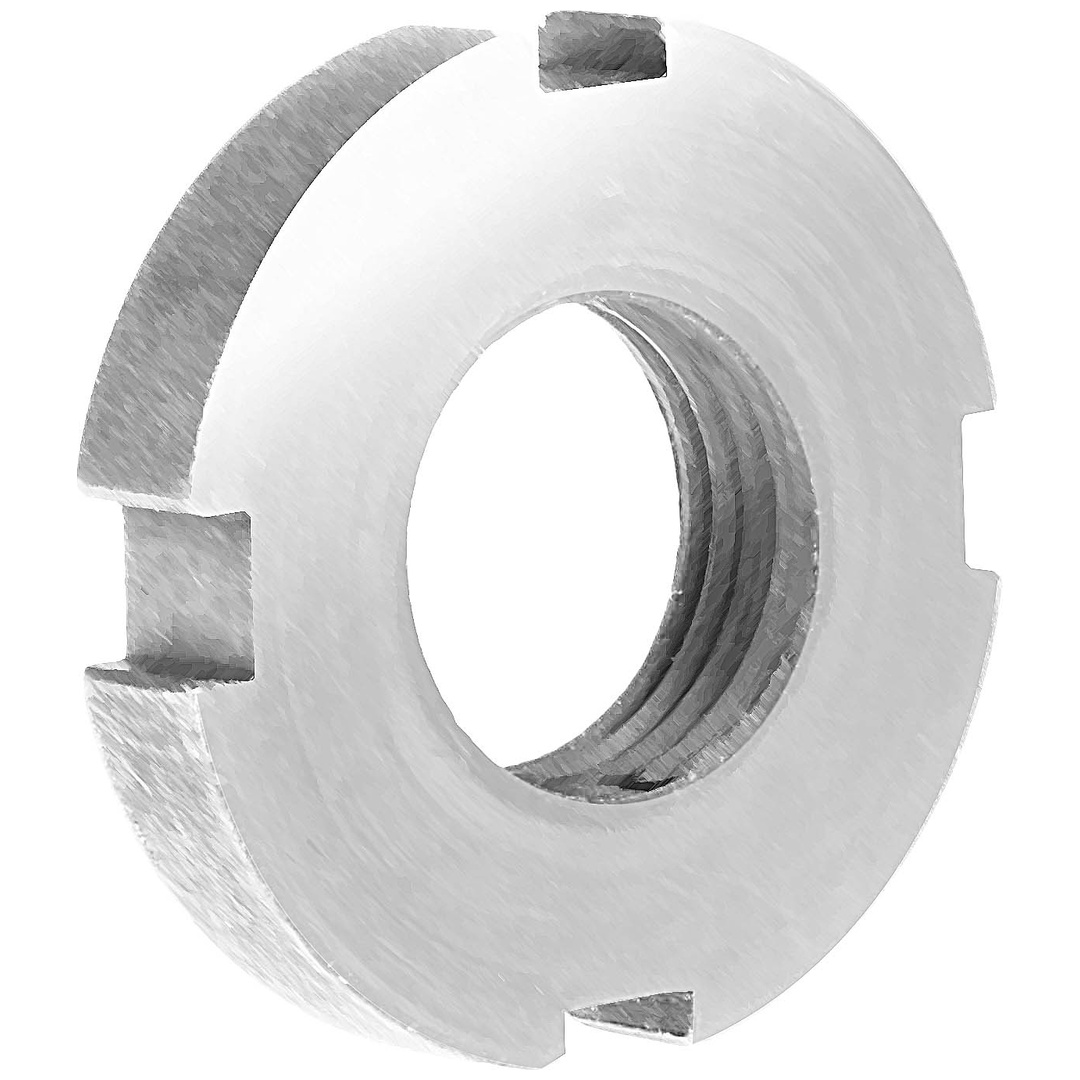 Reidl DIN 1804 Nutmuttern Feingewinde M 40 x 1,5, A2  blank, ungehärtet und ungeschliffen