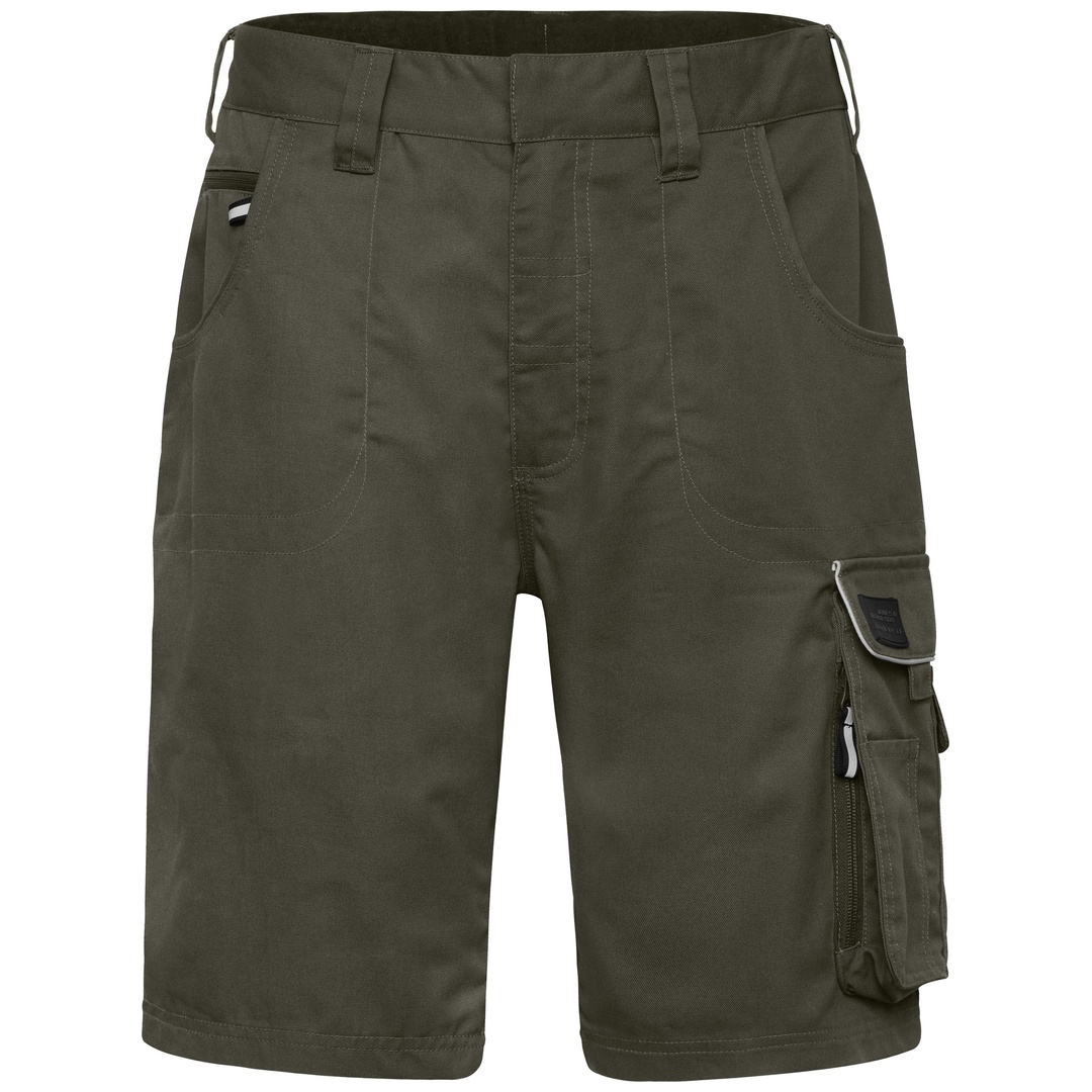 James & Nicholson Workwear Bermuda Solid JN880 Gr. 58 olive