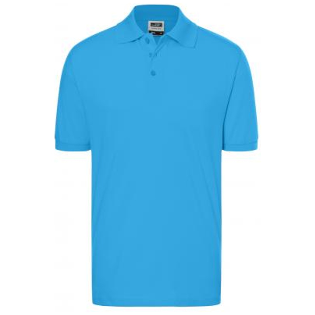 James & Nicholson Poloshirt Herren JN070 Gr. 2XL aqua