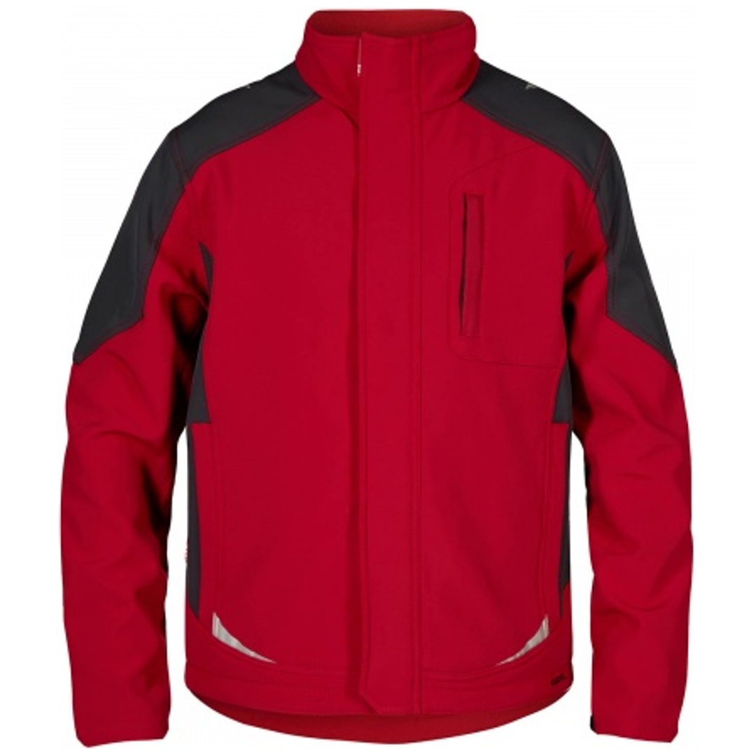 ENGEL Softshelljacke Galaxy 8810-229-75779 Gr. M tomato red/anthrazit grau