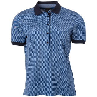 James & Nicholson Poloshirt Damen JN717 Gr. S blue/white