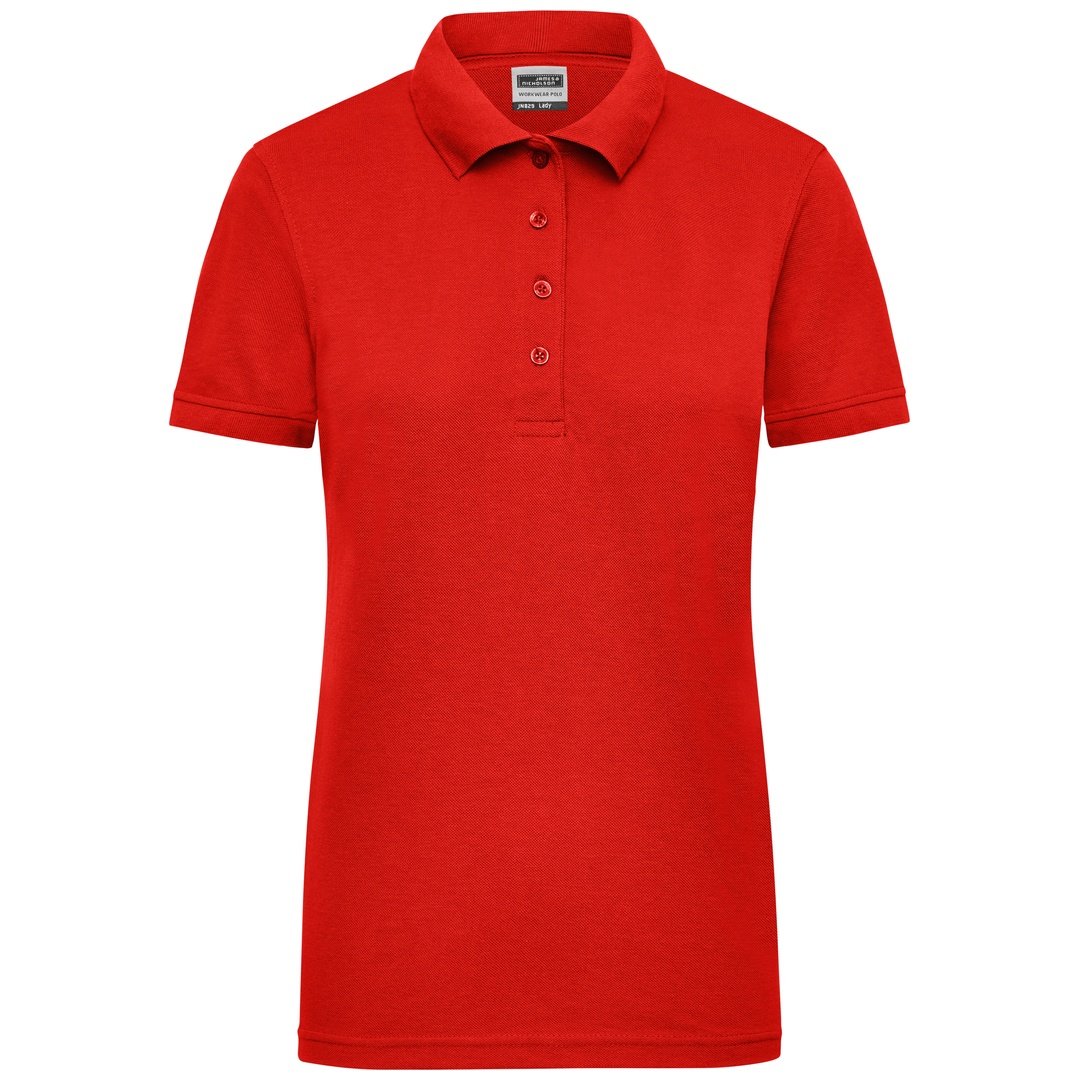 James & Nicholson Poloshirt Damen JN829 Gr. L red