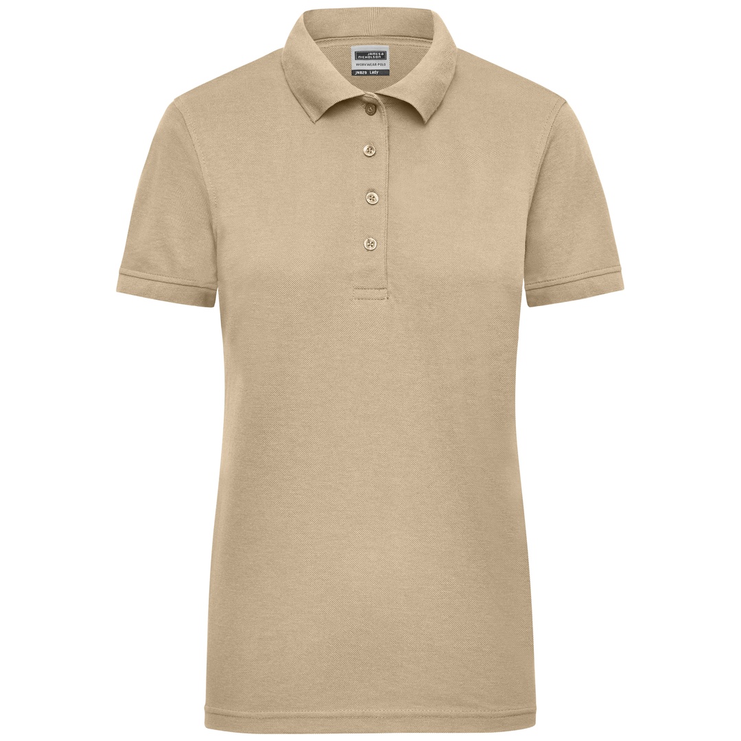 James & Nicholson Poloshirt Damen JN829 Gr. XS stone