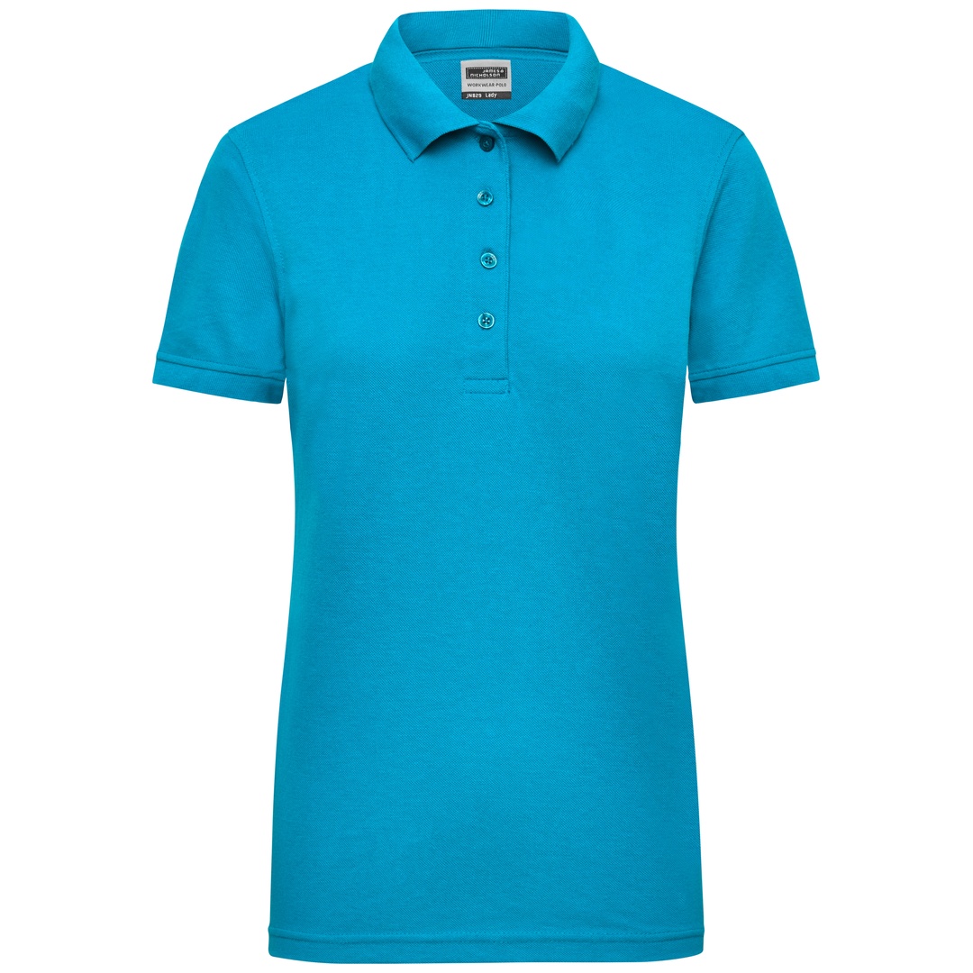 James & Nicholson Poloshirt Damen JN829 Gr. S turquoise