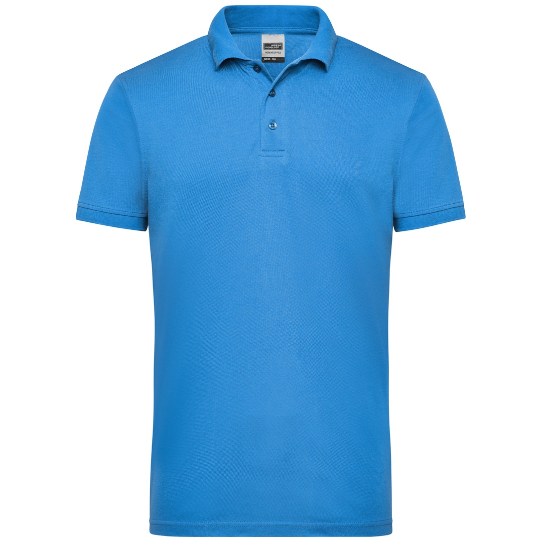James & Nicholson Poloshirt Herren JN830 Gr. 3XL aqua