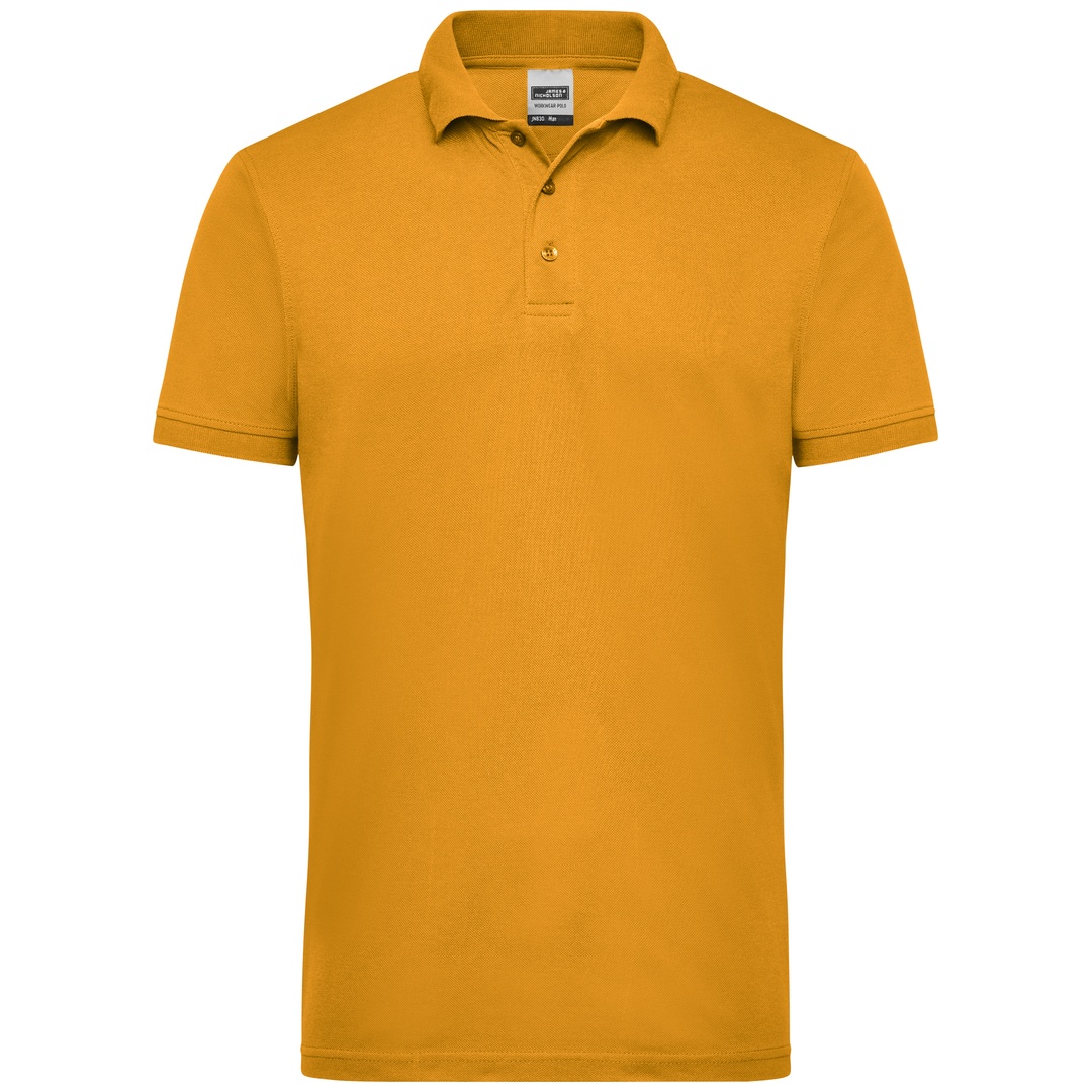 James & Nicholson Poloshirt Herren JN830 Gr. 3XL gold-yellow