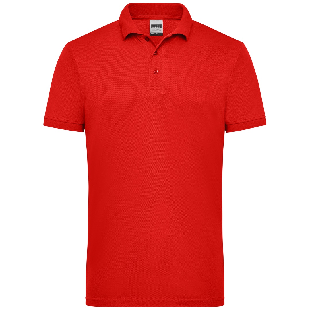 James & Nicholson Poloshirt Herren JN830 Gr. L red