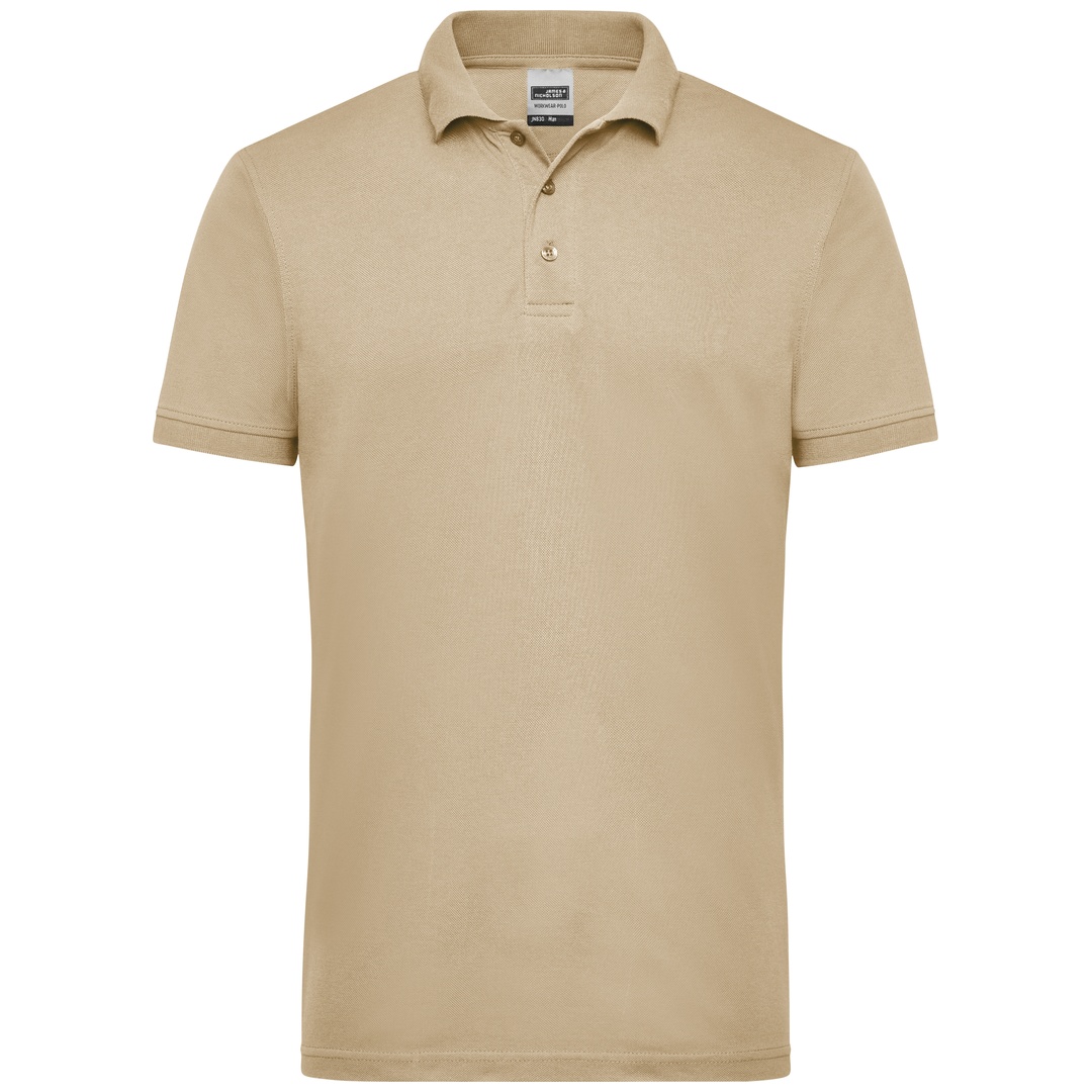 James & Nicholson Poloshirt Herren JN830 Gr. M stone