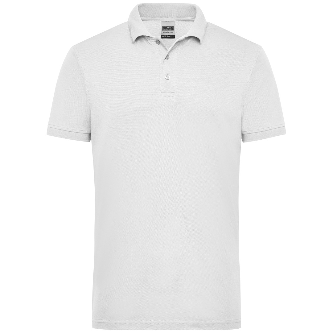 James & Nicholson Poloshirt Herren JN830 Gr. 2XL white