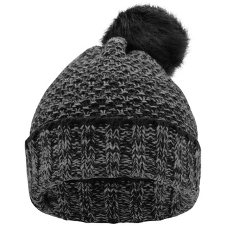 myrtle beach Mütze Melange Beanie Damen MB7115 Einheitsgröße coal-black/grey