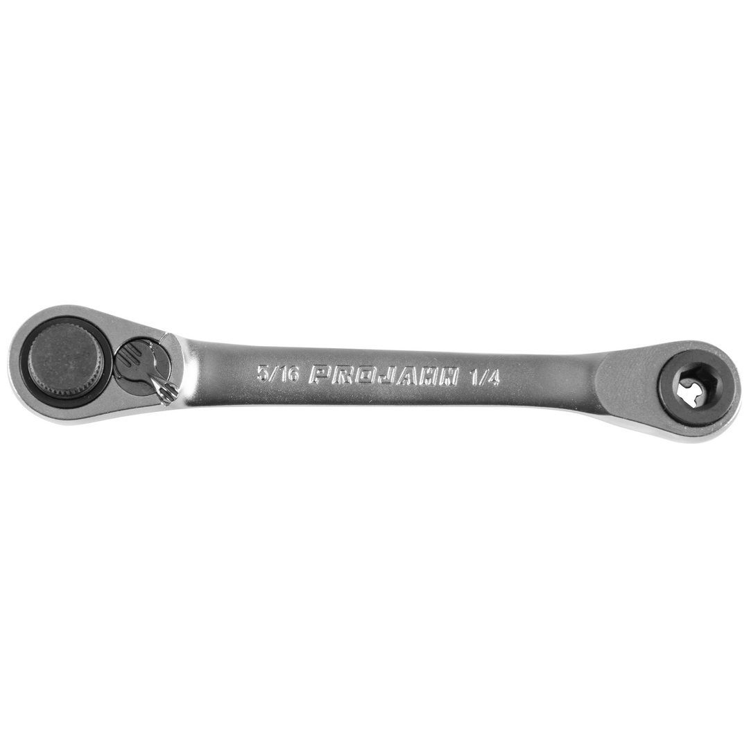 Projahn GearTech 1/4 + 5/16 Bit-Doppelring Schlüssel