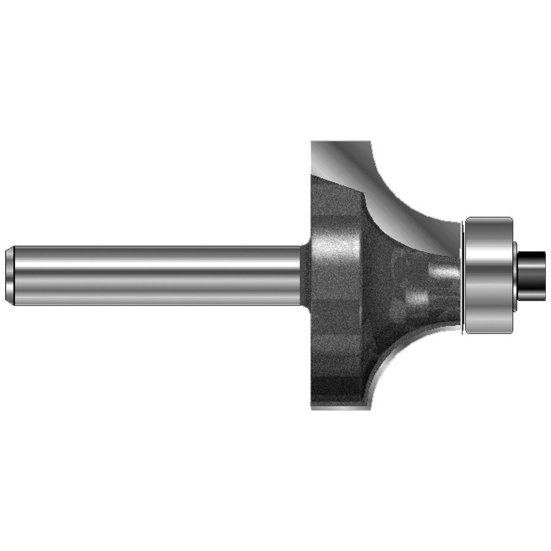 Projahn Abrundfräser mit Kugellager D 31,7 mm, L 48,7 mm, L2 16,7 mm