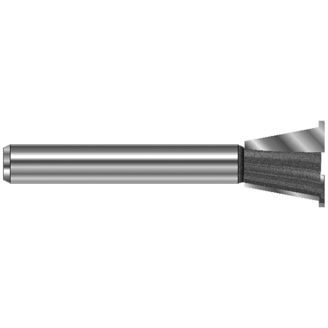 Projahn Grat-/Zinkenfräser mit Vorritze D 14,3 mm, L 49,5 mm, L2 13,5 mm