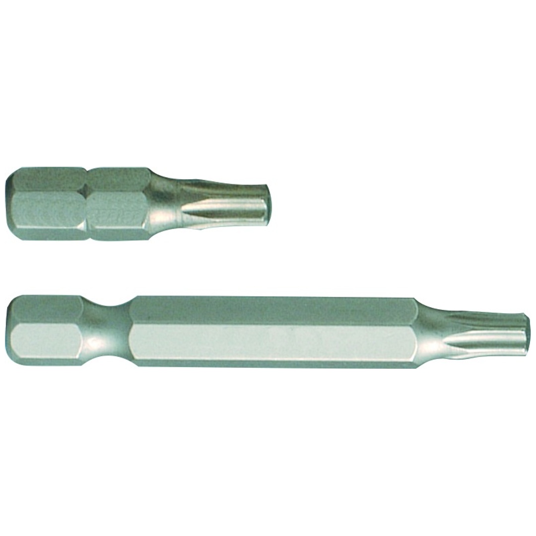 Projahn TX-Bits Mit Bohrung – 10er Pack T45, 1/4 Zoll Antrieb, 25 Mm Länge, Für Sicherheitsschrauben Mit Loch