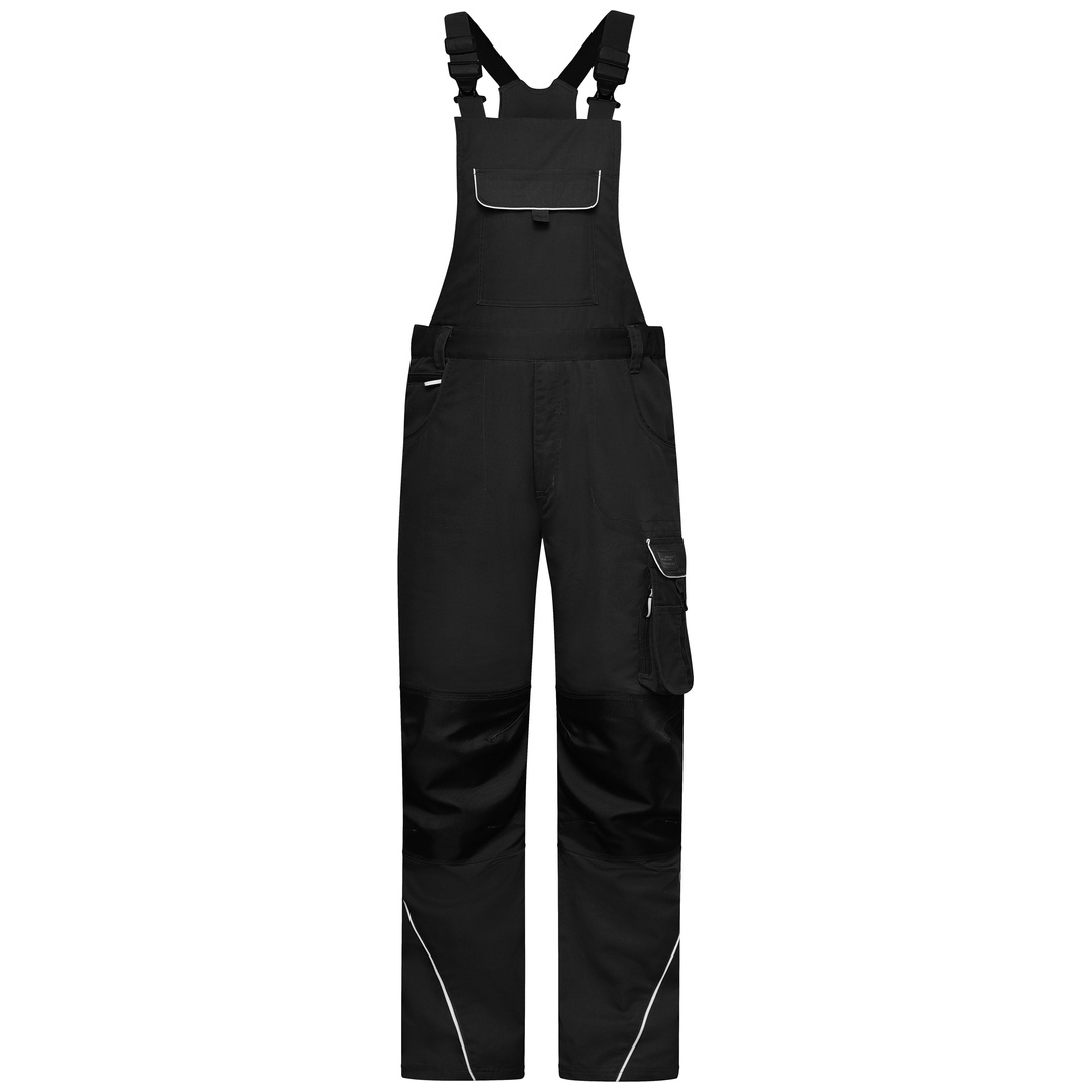 James & Nicholson funktionelle Latzhose JN879 Gr. 56 black