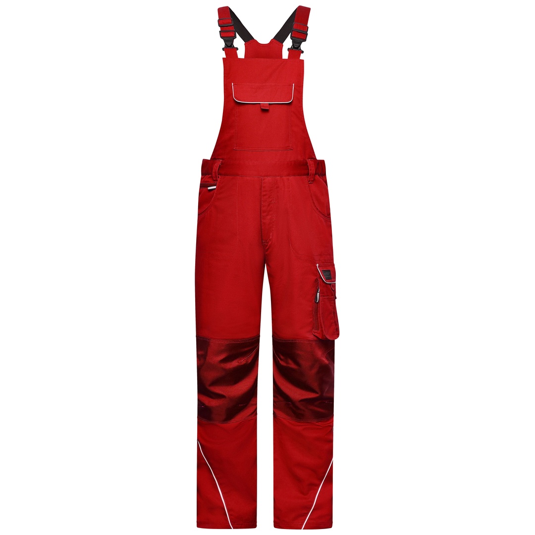 James & Nicholson funktionelle Latzhose JN879 Gr. 98 red