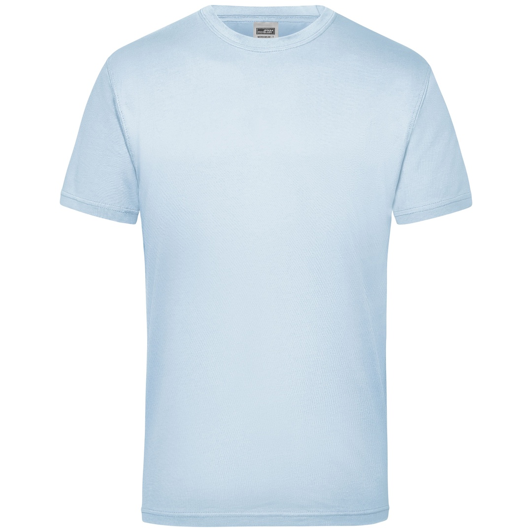 James & Nicholson Workwear T-Shirt Herren JN800 Gr. 2XL light-blue