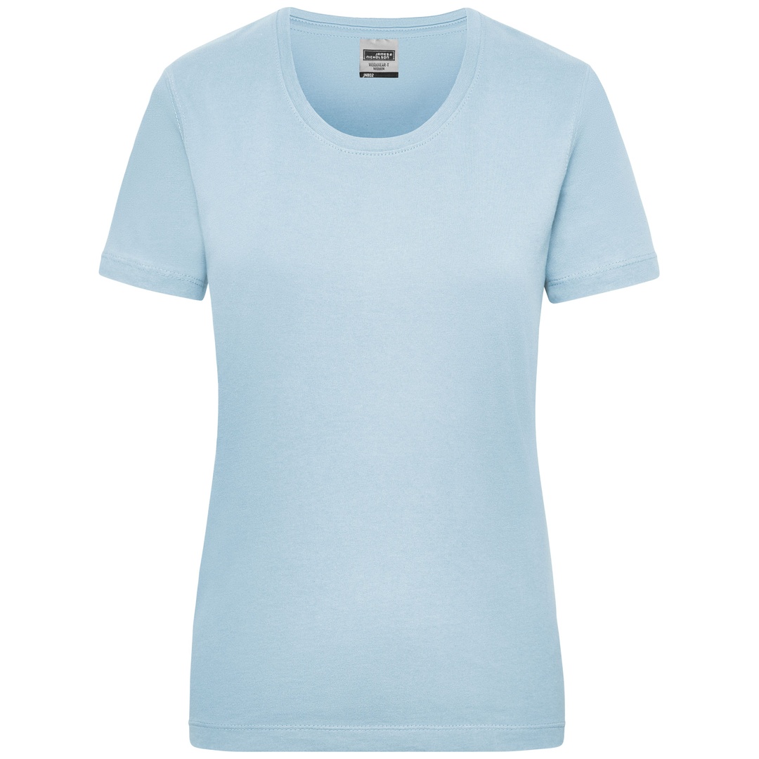James & Nicholson Workwear T-Shirt Damen JN802 Gr. 2XL light-blue