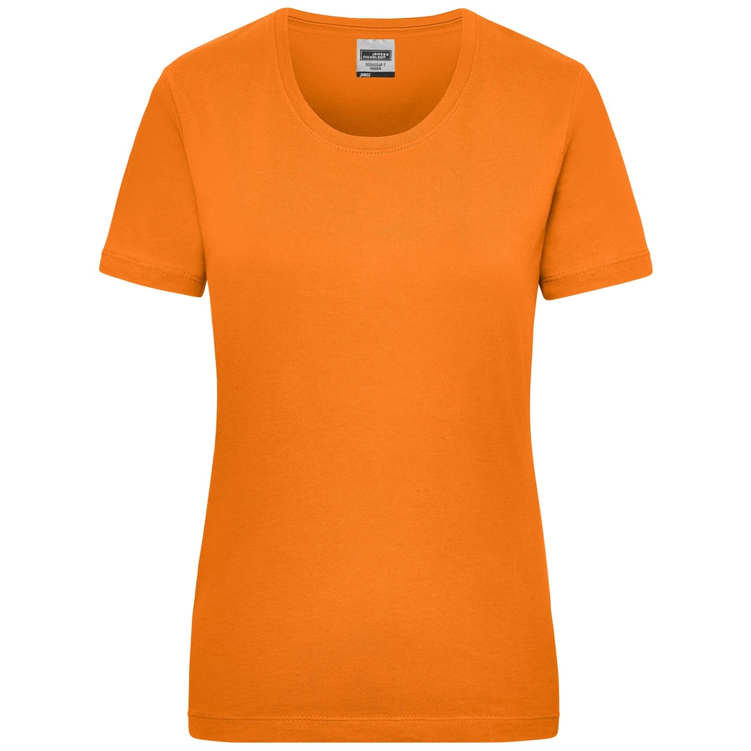 James & Nicholson Workwear T-Shirt Damen JN802 Gr. M orange