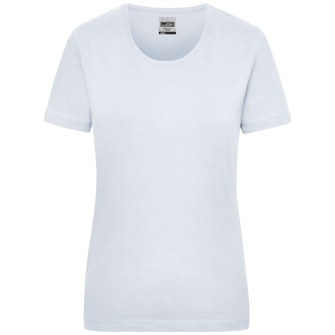 James & Nicholson Workwear T-Shirt Damen JN802 Gr. M white