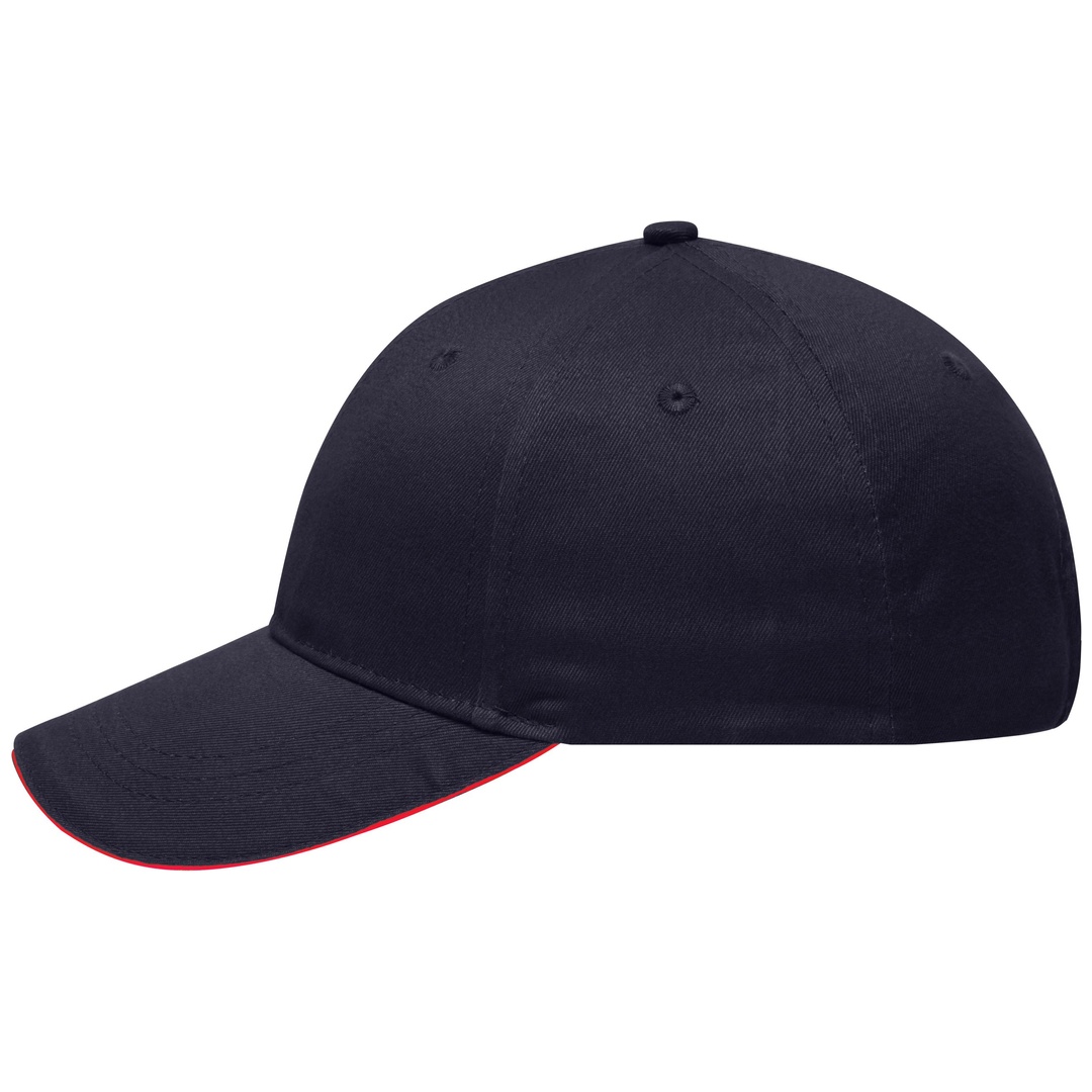 myrtle beach Kappe 6 Panel MB6212 Einheitsgröße navy/red