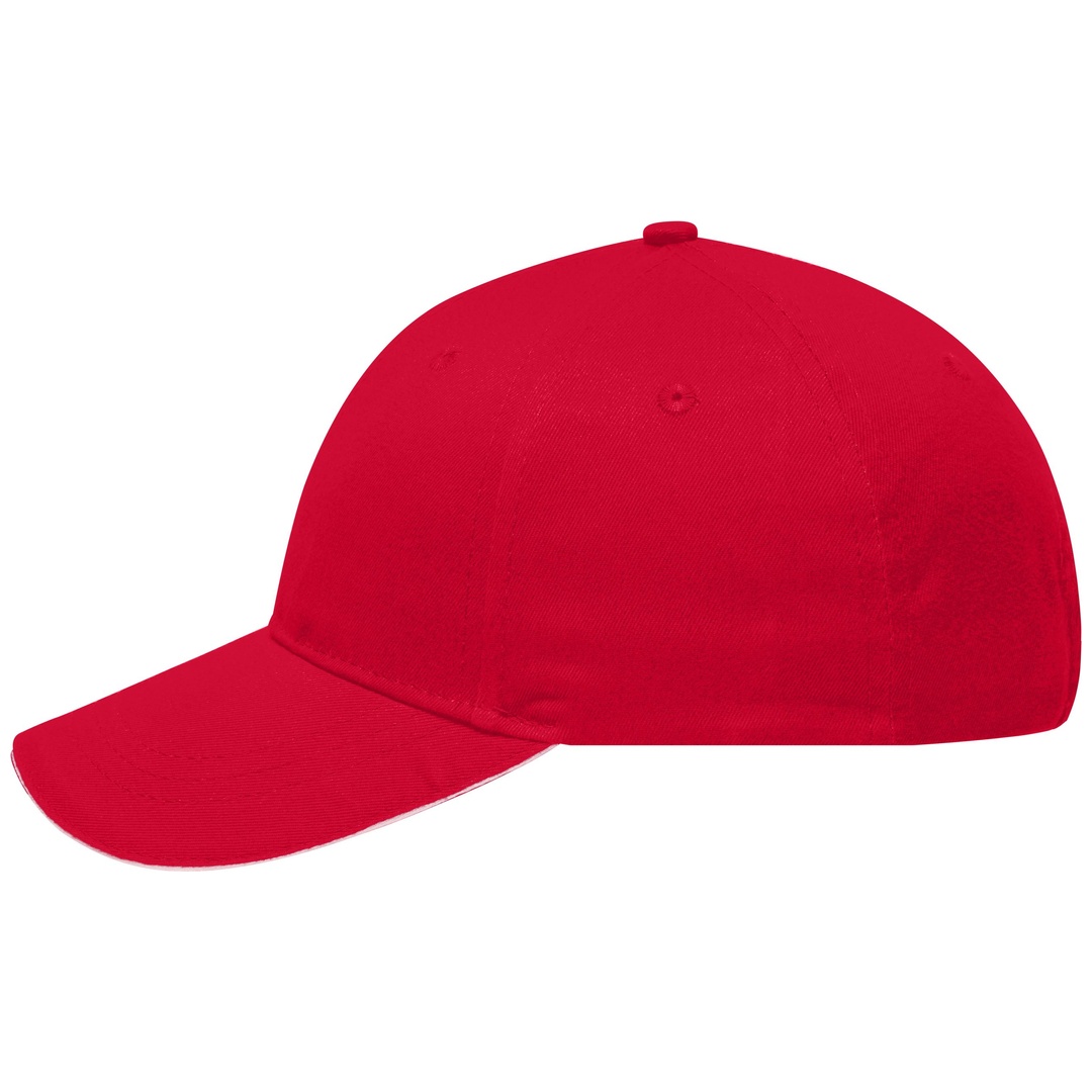 myrtle beach Kappe 6 Panel MB6212 Einheitsgröße red/white