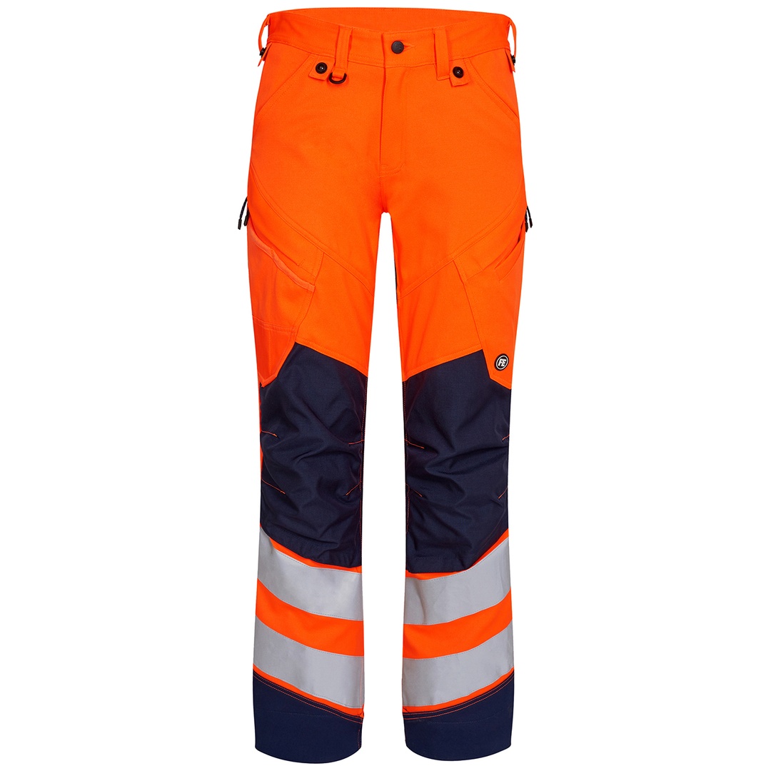 ENGEL Warnschutz Bundhose Safety Herren 2544-314 Gr. 44 orange/blue ink