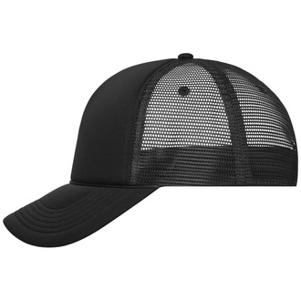 myrtle beach 5 Panel Cap mit retrogetreuer Zierkordel über dem Schild MB6550 Gr. one size black/black