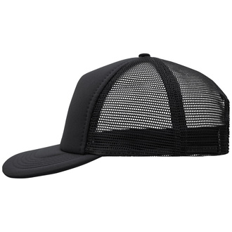 myrtle beach 5 Panel Mesh Cap mit flachem Schild MB6508 Gr. one size black